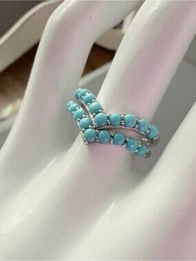 925 Sterling Silver DK Stacking Rings Women’s 7